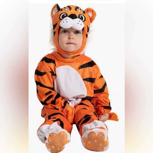 Spooktacular Creations  Unisex Tiger Costume for Kids. Dress Up  3T - Picture 2 of 9